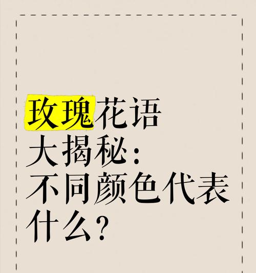 不同颜色玫瑰组合的花语分别是什么？